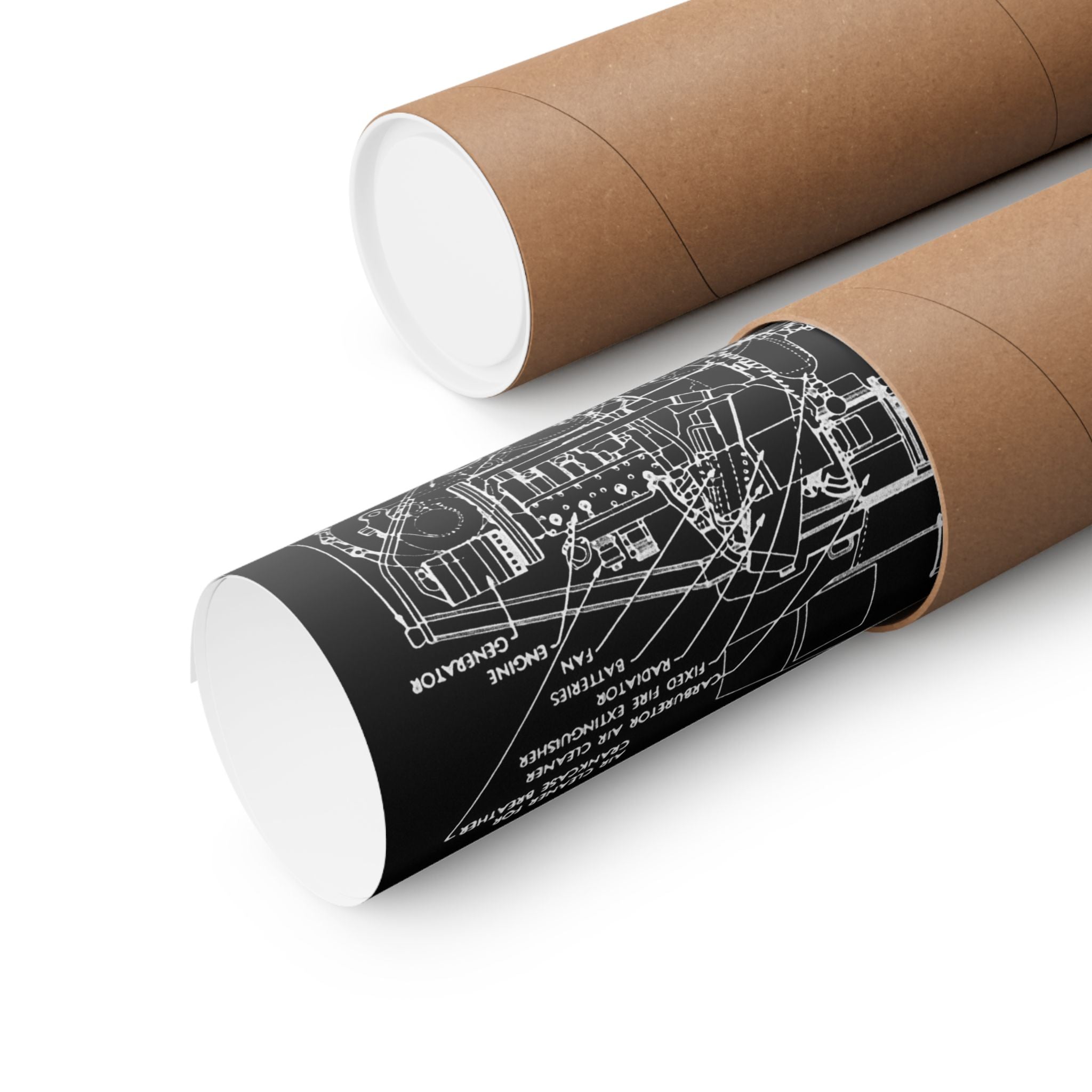 Matte Poster | M24 Chaffee Tank Cutaway