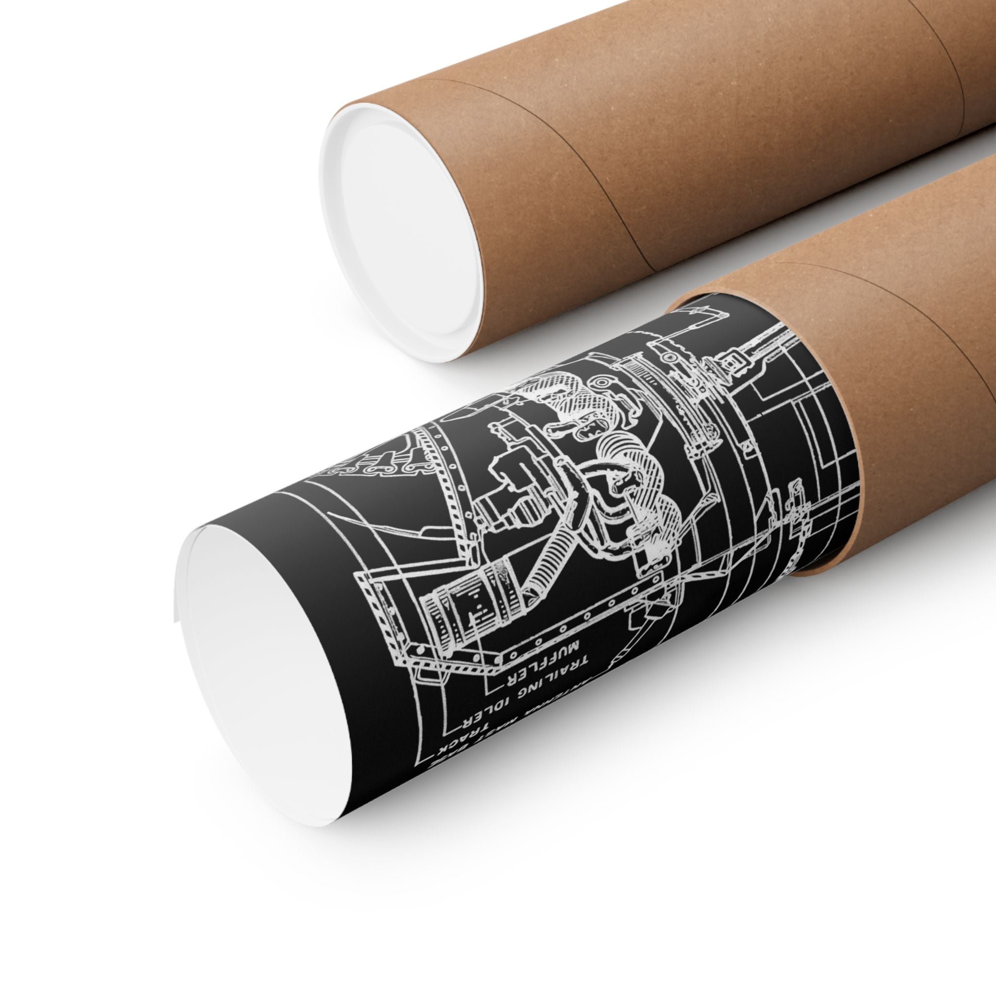 Matte Poster | M3A1 Stuart Tank Cutaway