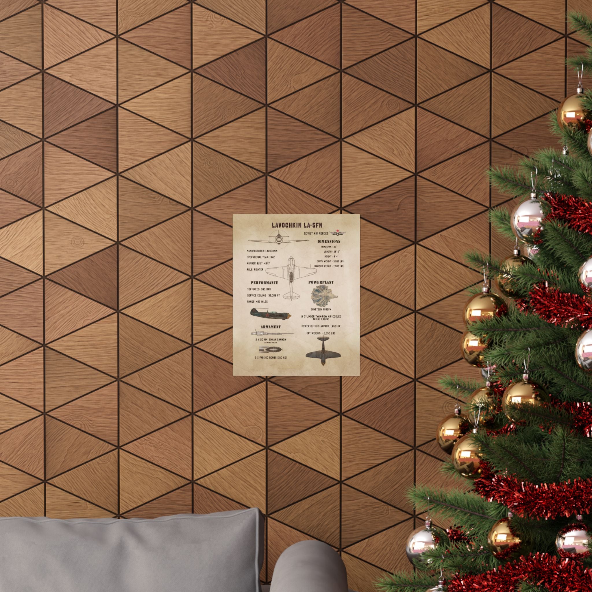 Matte Poster | Lavochkin La-5FN Specs
