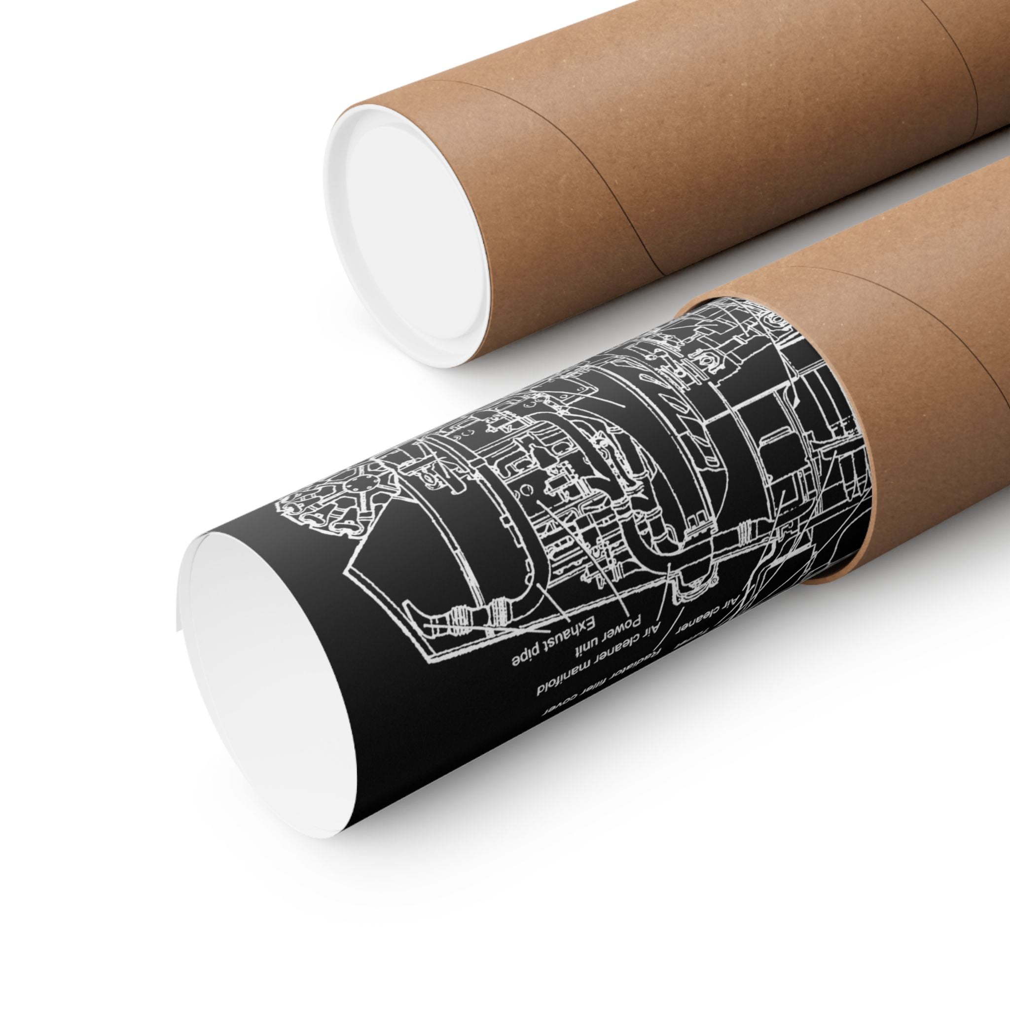 Matte Poster | M4A4 Sherman Tank Cutaway