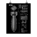 Matte Poster | An-M64 500 lb General Purpose Bomb