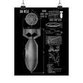 Matte Poster | An-M56 4,000 lb Bomb